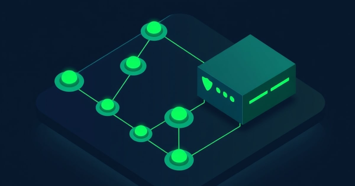 Network modem and Ethernet ports up close, the connectivity layer a WireGuard VPN tunnels over