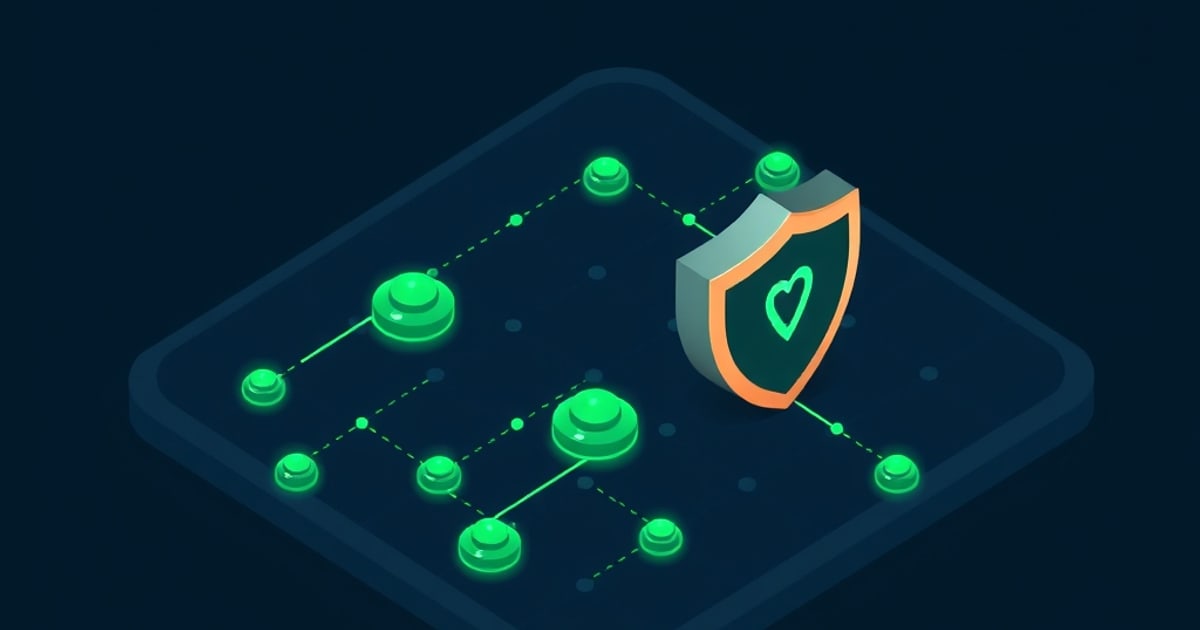 Laptop establishing a secure VPN connection, representing remote access through a firewall